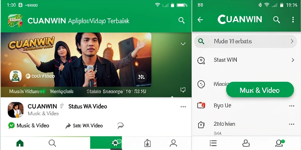 Tampilan antarmuka CUANWIN yang sederhana dan mudah digunakan.
