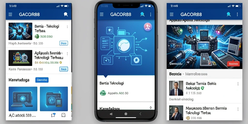 Antarmuka sederhana dan informatif dari GACOR88.